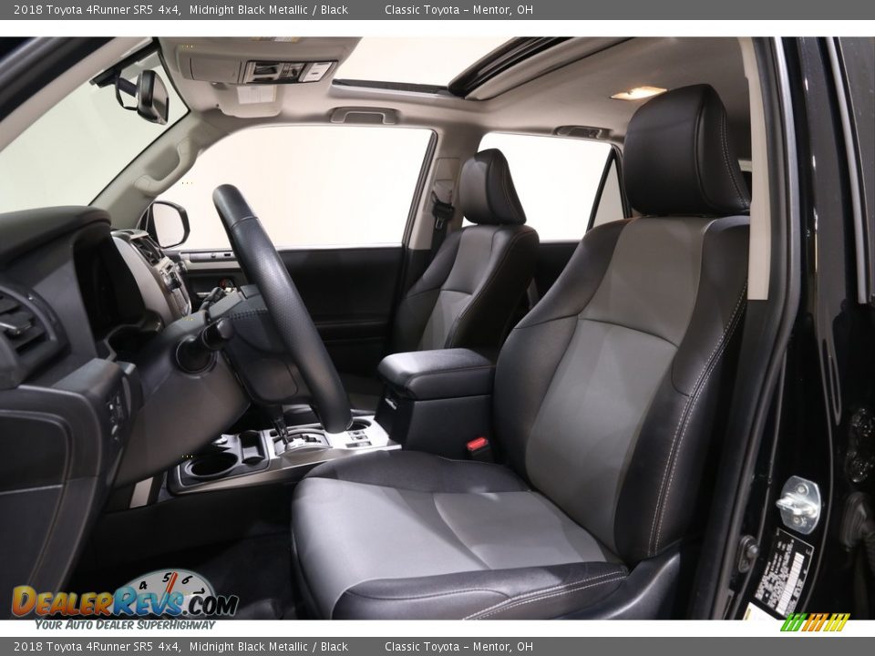 2018 Toyota 4Runner SR5 4x4 Midnight Black Metallic / Black Photo #5