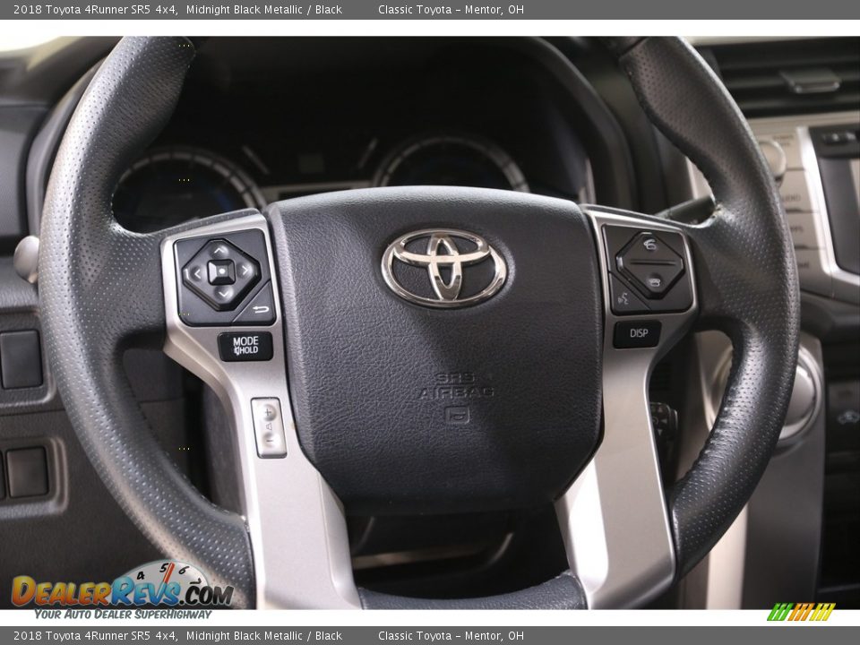 2018 Toyota 4Runner SR5 4x4 Midnight Black Metallic / Black Photo #7