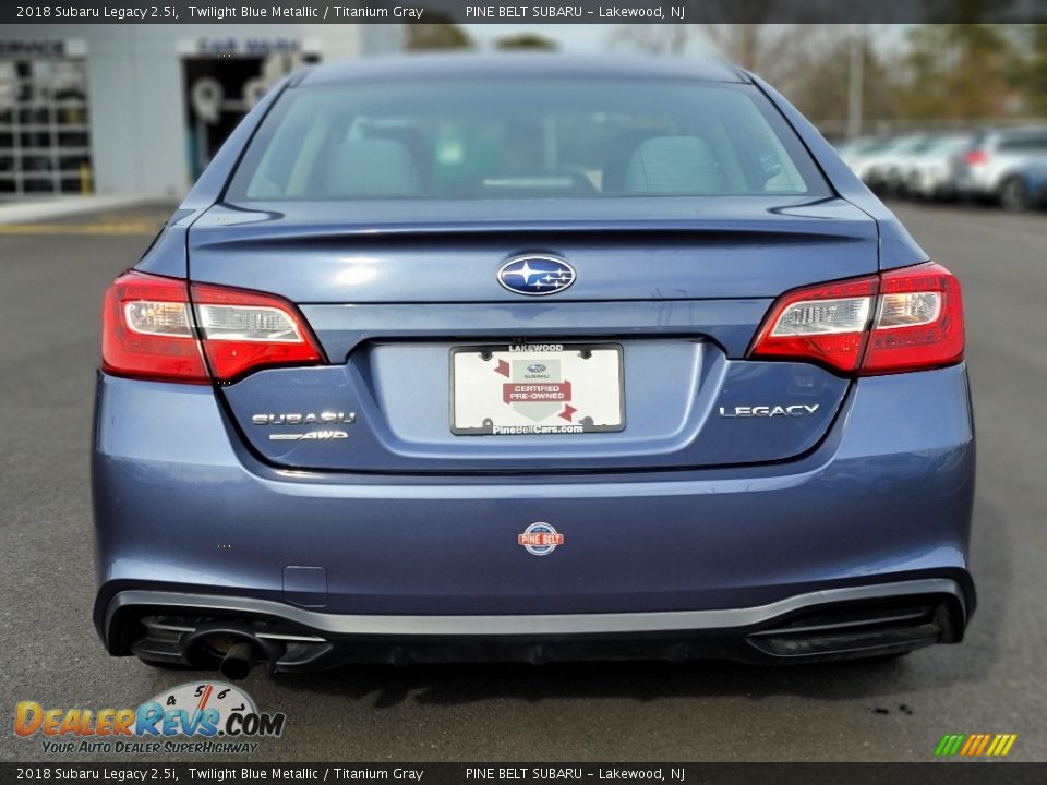 2018 Subaru Legacy 2.5i Twilight Blue Metallic / Titanium Gray Photo #18