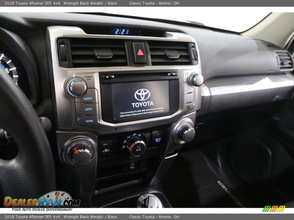 2018 Toyota 4Runner SR5 4x4 Midnight Black Metallic / Black Photo #9