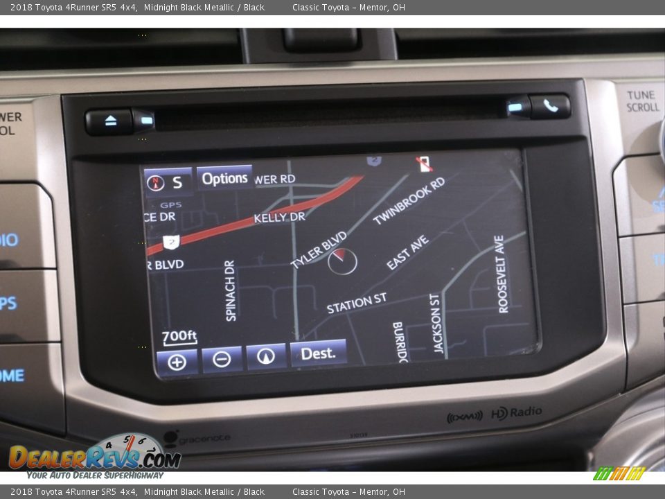 2018 Toyota 4Runner SR5 4x4 Midnight Black Metallic / Black Photo #10