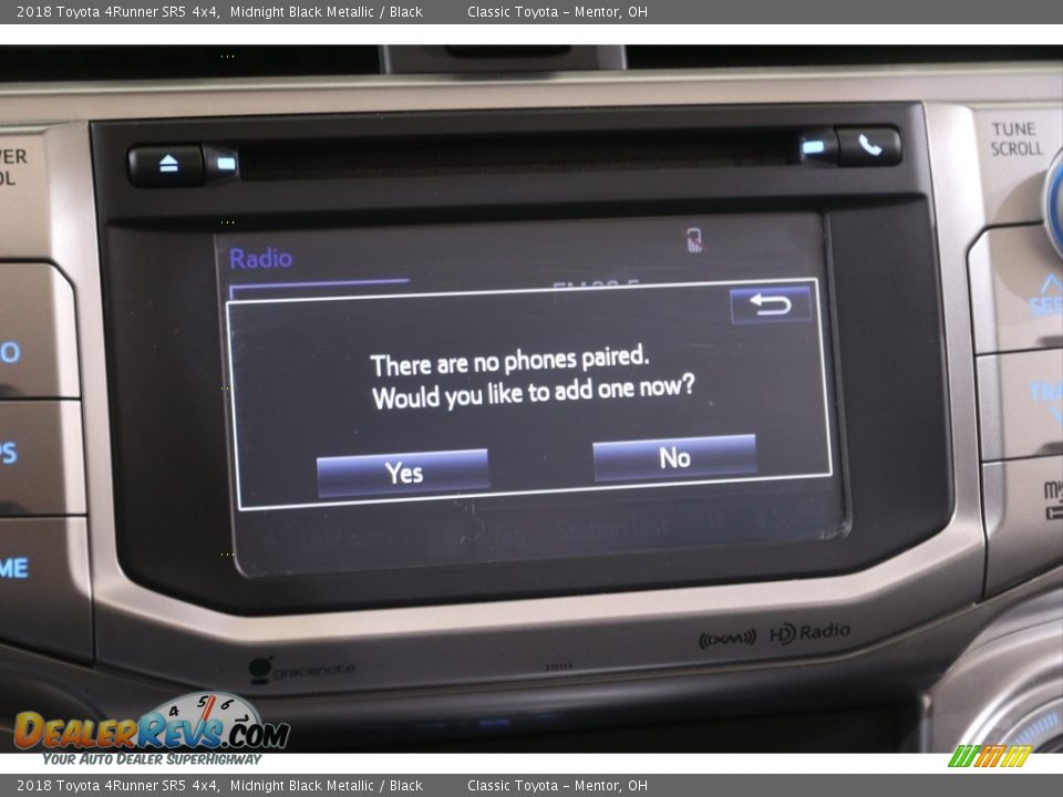 2018 Toyota 4Runner SR5 4x4 Midnight Black Metallic / Black Photo #12