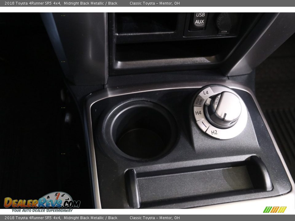 2018 Toyota 4Runner SR5 4x4 Midnight Black Metallic / Black Photo #17