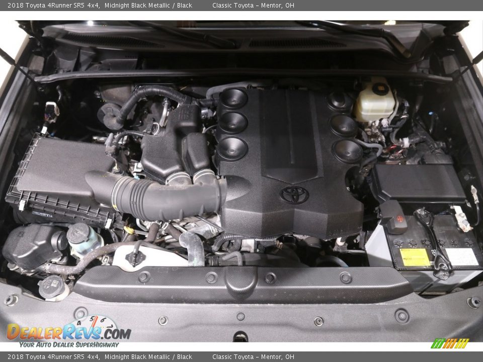 2018 Toyota 4Runner SR5 4x4 Midnight Black Metallic / Black Photo #23