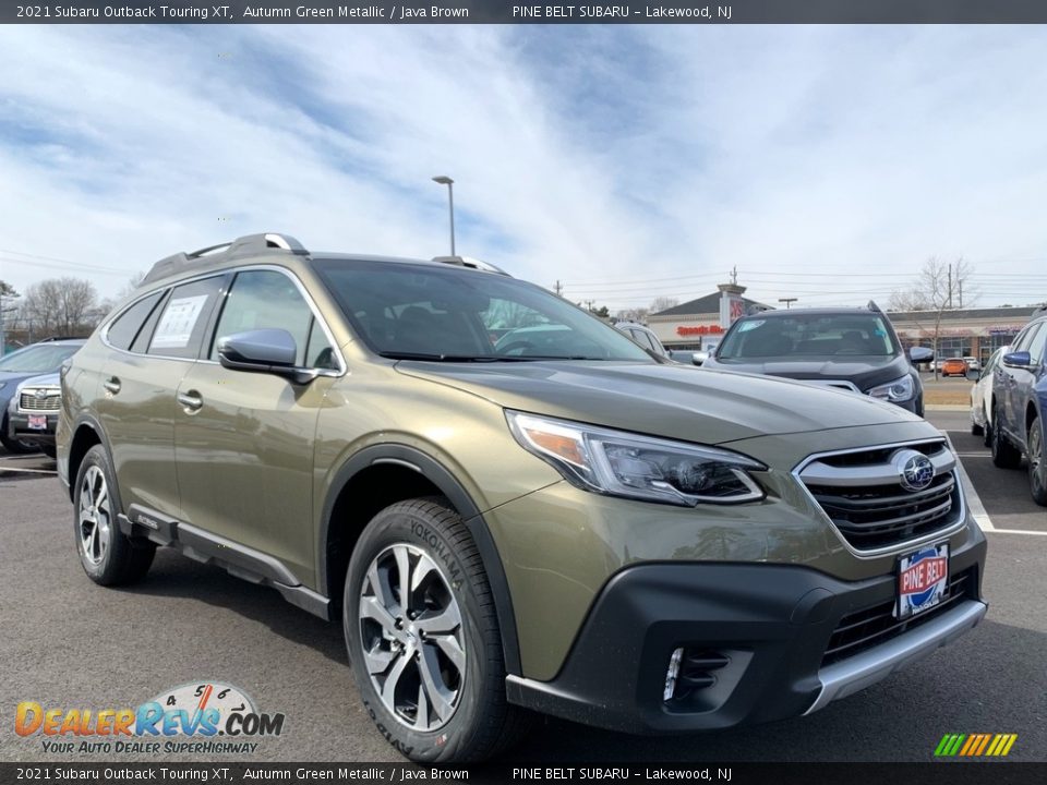 2021 Subaru Outback Touring XT Autumn Green Metallic / Java Brown Photo #1