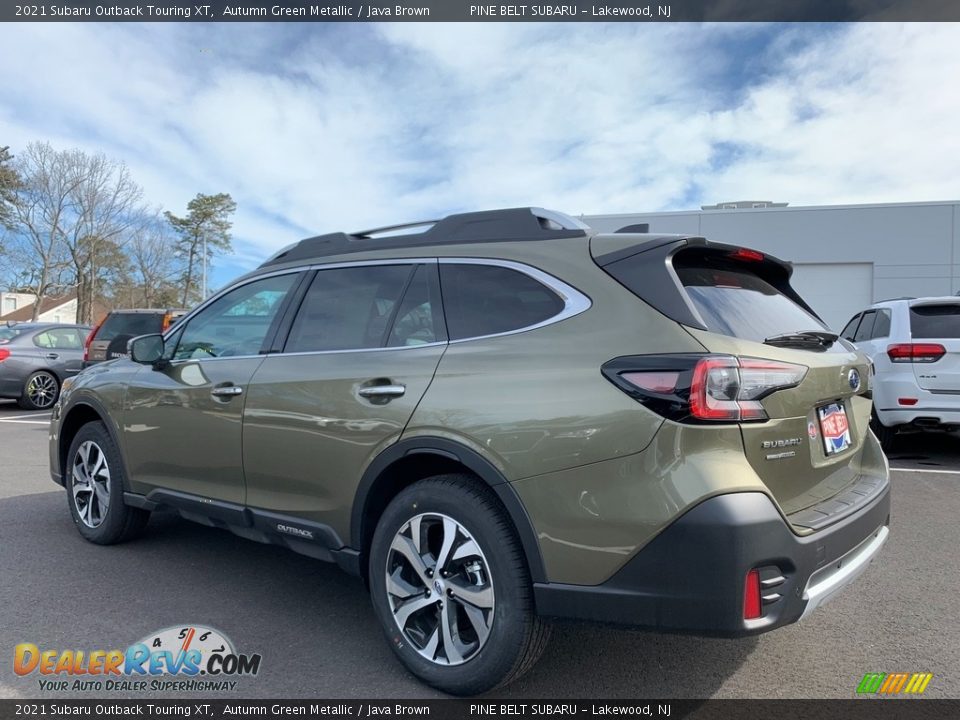 2021 Subaru Outback Touring XT Autumn Green Metallic / Java Brown Photo #6