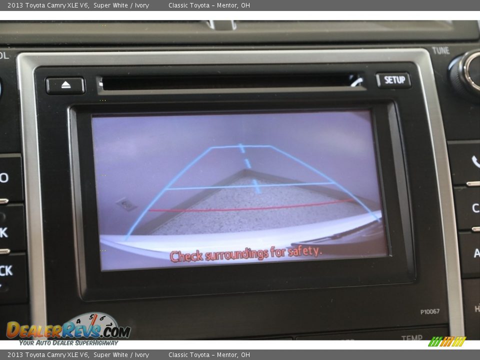 2013 Toyota Camry XLE V6 Super White / Ivory Photo #13