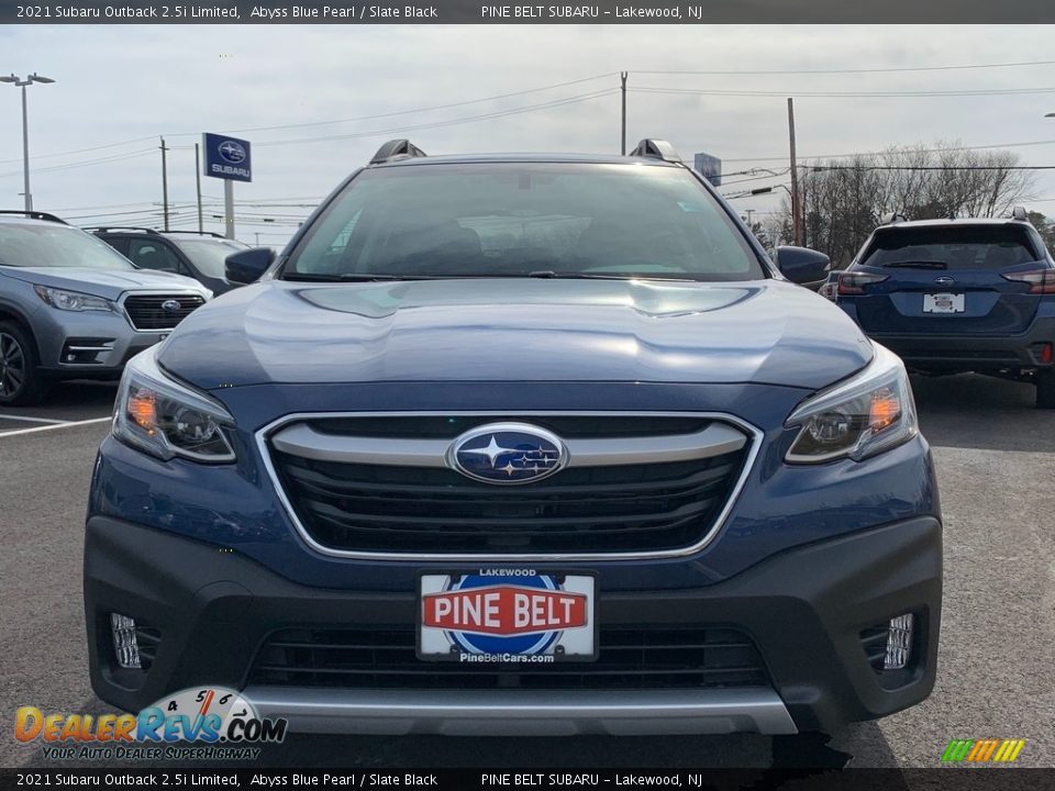 2021 Subaru Outback 2.5i Limited Abyss Blue Pearl / Slate Black Photo #3