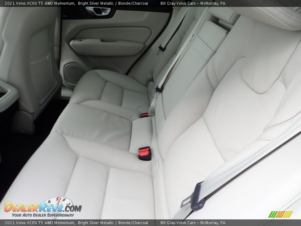 Rear Seat of 2021 Volvo XC60 T5 AWD Momentum Photo #8