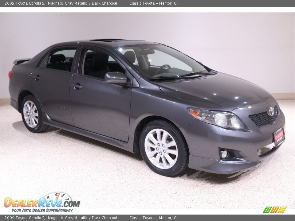 2009 Toyota Corolla S Magnetic Gray Metallic / Dark Charcoal Photo #1