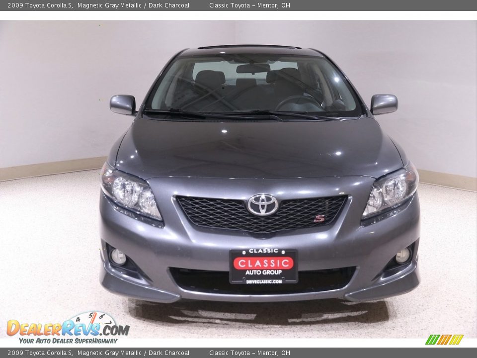 2009 Toyota Corolla S Magnetic Gray Metallic / Dark Charcoal Photo #2