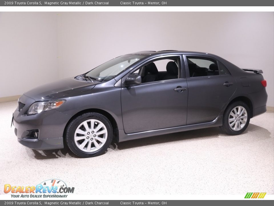 2009 Toyota Corolla S Magnetic Gray Metallic / Dark Charcoal Photo #3