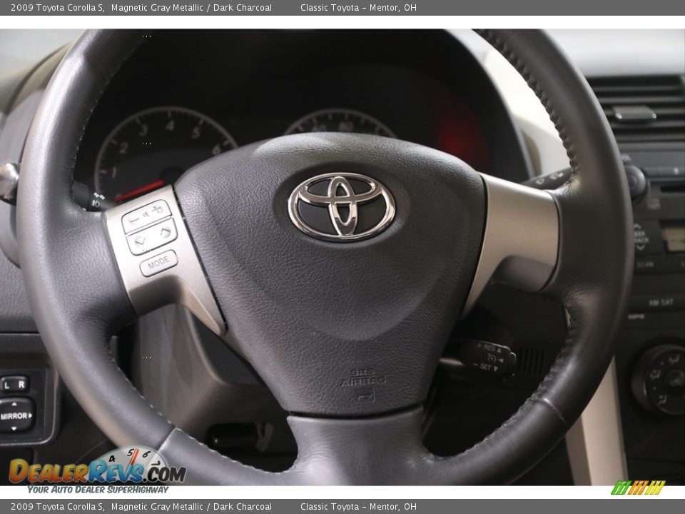 2009 Toyota Corolla S Magnetic Gray Metallic / Dark Charcoal Photo #7