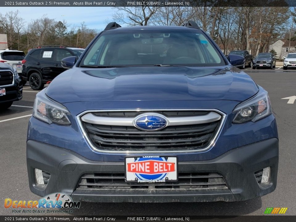 2021 Subaru Outback 2.5i Premium Abyss Blue Pearl / Gray Photo #3