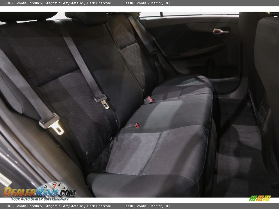 2009 Toyota Corolla S Magnetic Gray Metallic / Dark Charcoal Photo #15