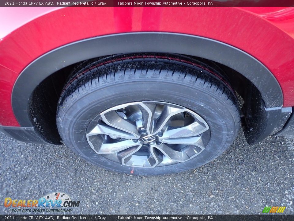 2021 Honda CR-V EX AWD Radiant Red Metallic / Gray Photo #2