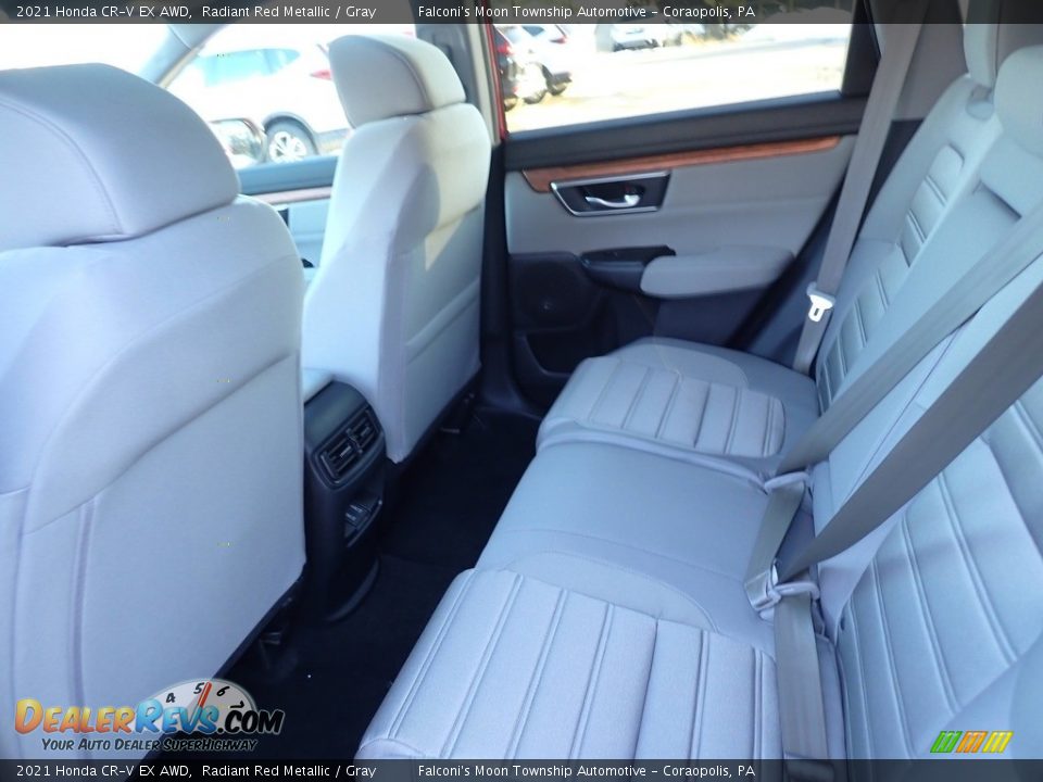 2021 Honda CR-V EX AWD Radiant Red Metallic / Gray Photo #9