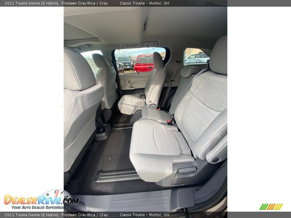 2021 Toyota Sienna LE Hybrid Predawn Gray Mica / Gray Photo #3