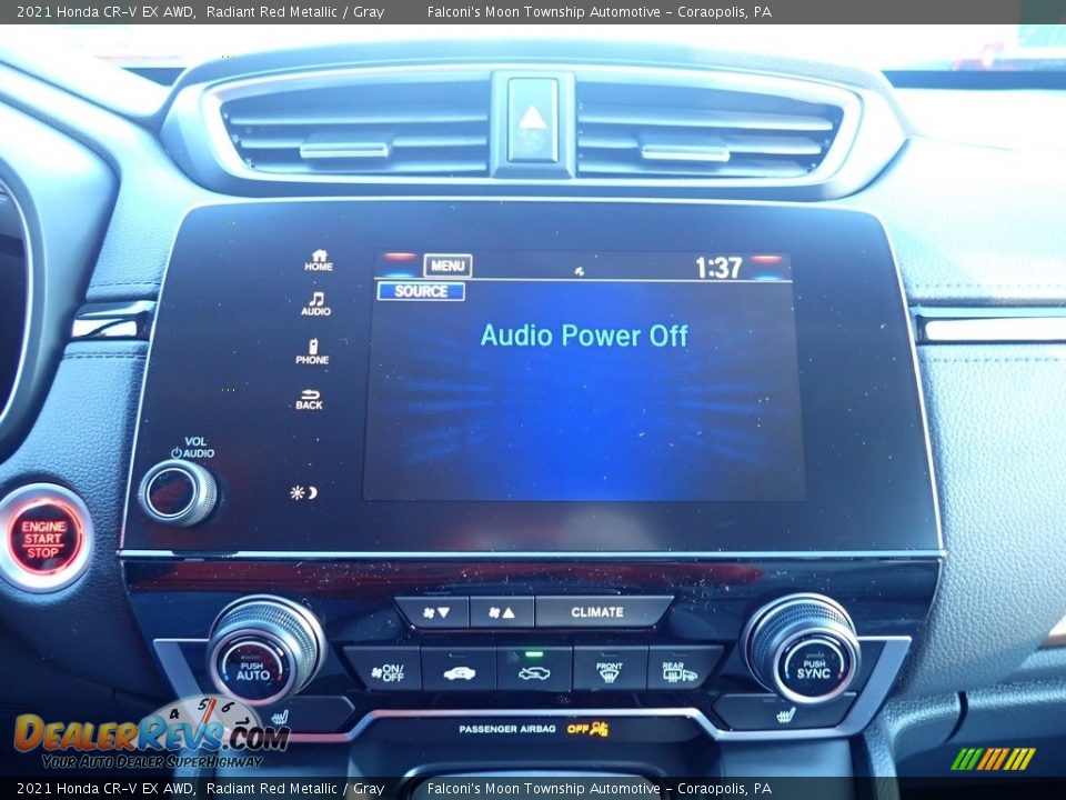 2021 Honda CR-V EX AWD Radiant Red Metallic / Gray Photo #14