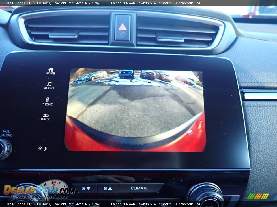 2021 Honda CR-V EX AWD Radiant Red Metallic / Gray Photo #15