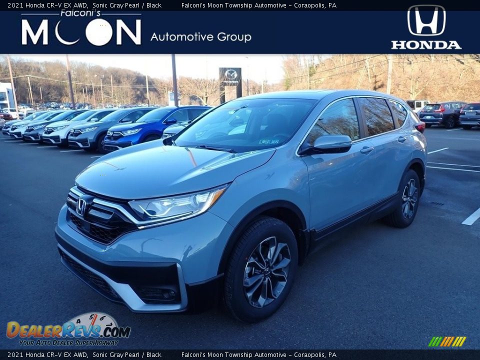 2021 Honda CR-V EX AWD Sonic Gray Pearl / Black Photo #1