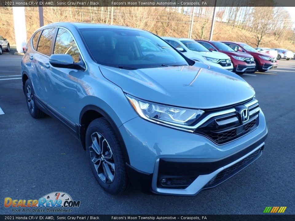 2021 Honda CR-V EX AWD Sonic Gray Pearl / Black Photo #5