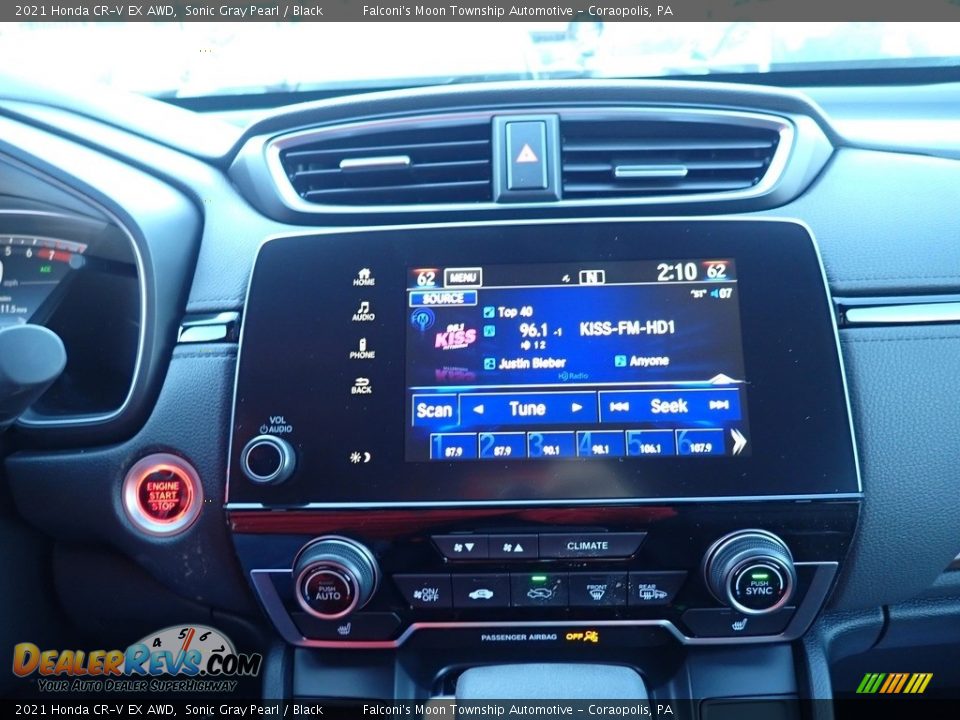 2021 Honda CR-V EX AWD Sonic Gray Pearl / Black Photo #14