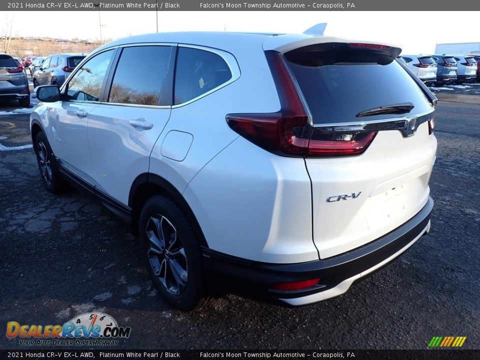 2021 Honda CR-V EX-L AWD Platinum White Pearl / Black Photo #2