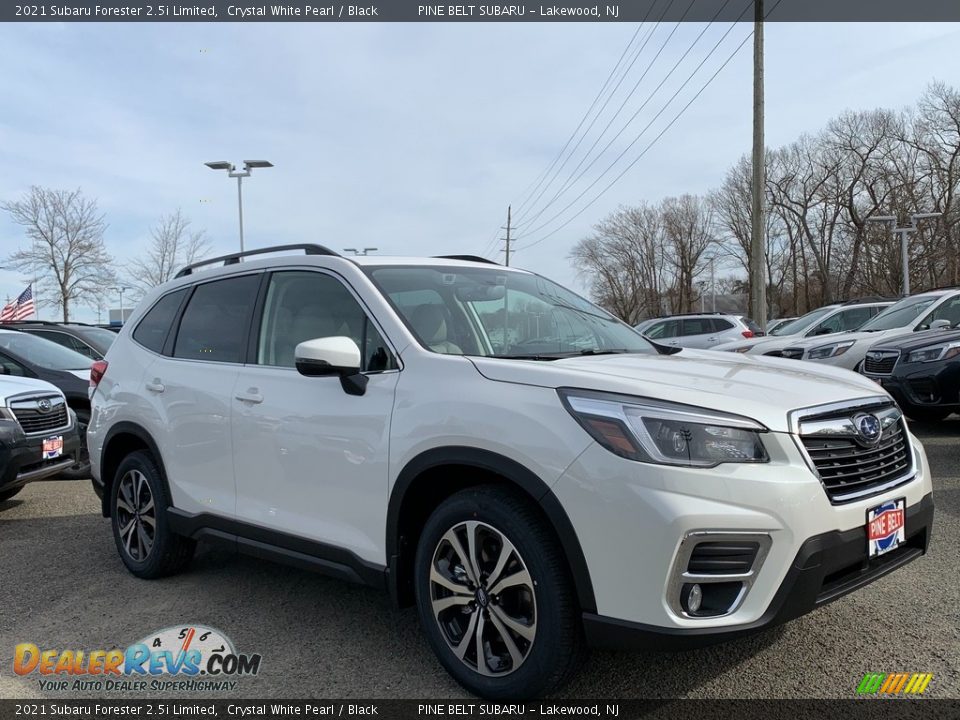 2021 Subaru Forester 2.5i Limited Crystal White Pearl / Black Photo #1