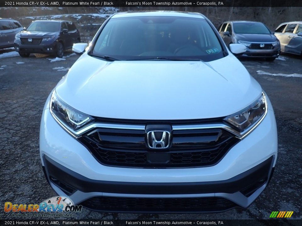 2021 Honda CR-V EX-L AWD Platinum White Pearl / Black Photo #6