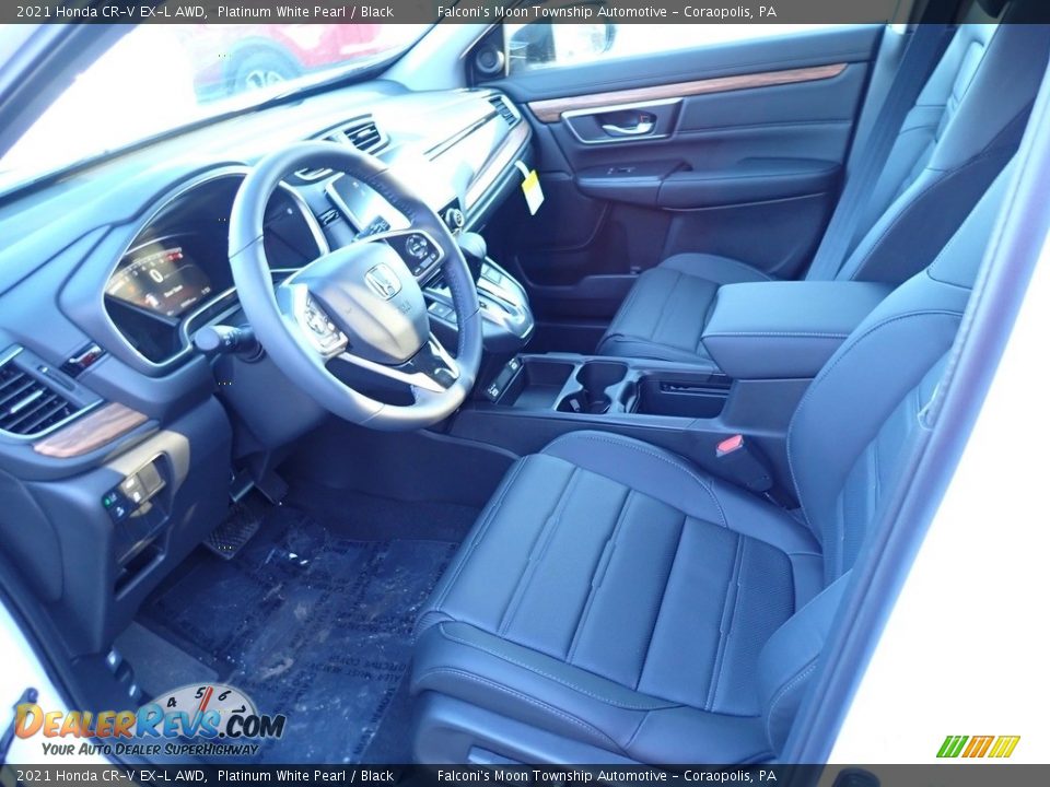 2021 Honda CR-V EX-L AWD Platinum White Pearl / Black Photo #7