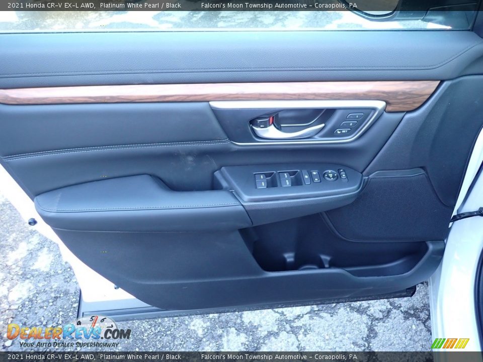2021 Honda CR-V EX-L AWD Platinum White Pearl / Black Photo #10