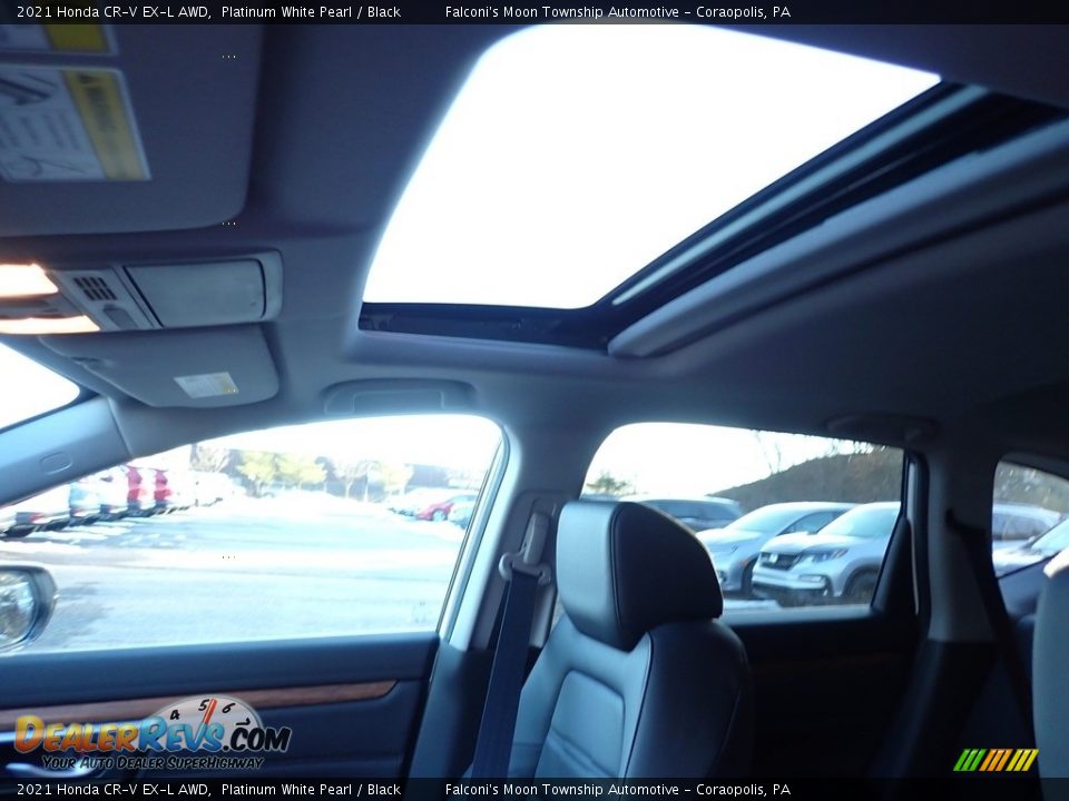 2021 Honda CR-V EX-L AWD Platinum White Pearl / Black Photo #12