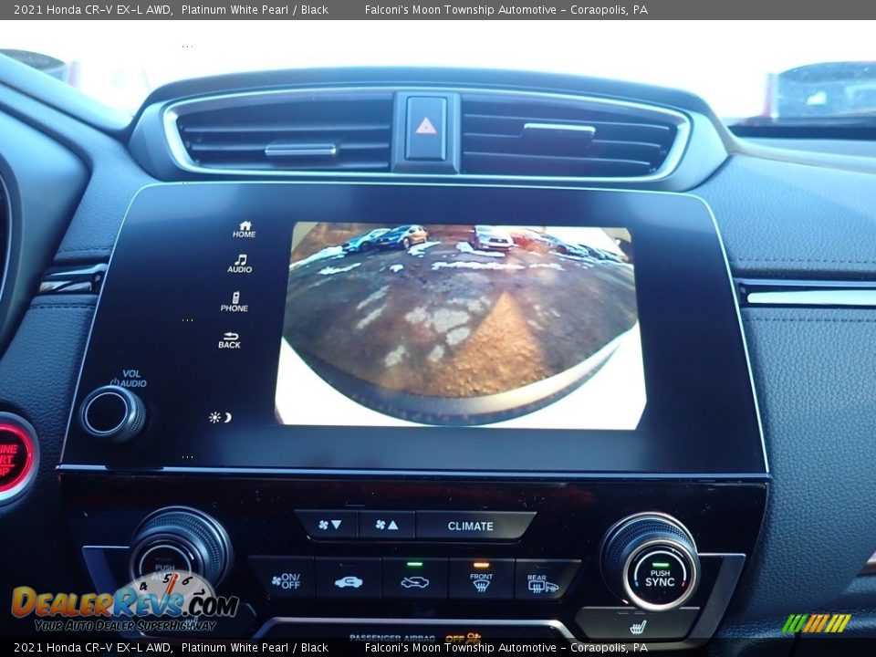2021 Honda CR-V EX-L AWD Platinum White Pearl / Black Photo #14