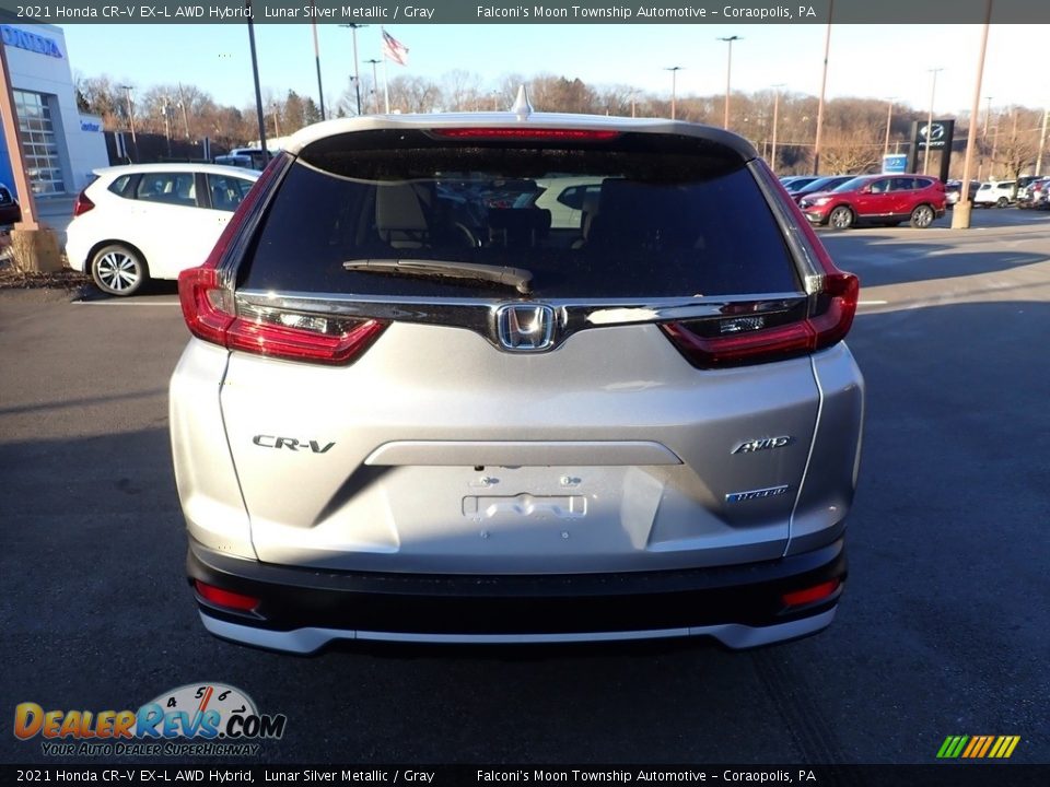 2021 Honda CR-V EX-L AWD Hybrid Lunar Silver Metallic / Gray Photo #4