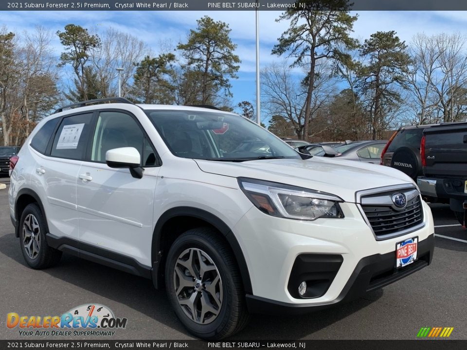 2021 Subaru Forester 2.5i Premium Crystal White Pearl / Black Photo #1