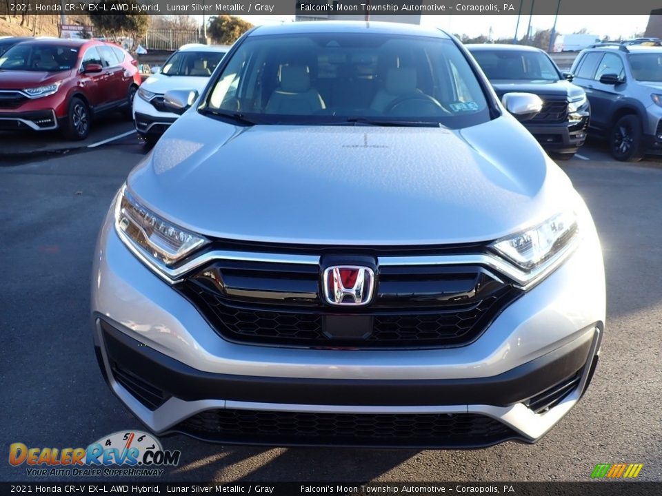 2021 Honda CR-V EX-L AWD Hybrid Lunar Silver Metallic / Gray Photo #6