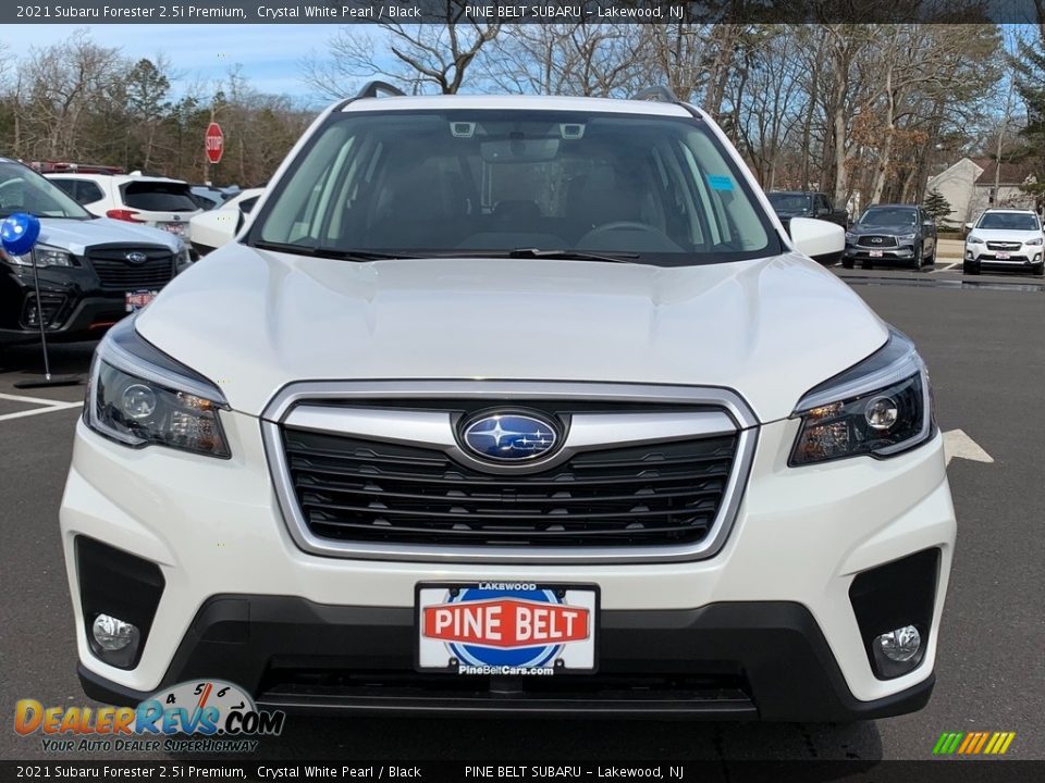 2021 Subaru Forester 2.5i Premium Crystal White Pearl / Black Photo #3