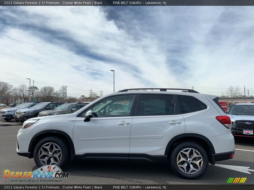 2021 Subaru Forester 2.5i Premium Crystal White Pearl / Black Photo #4