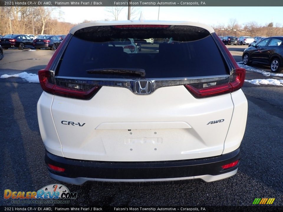 2021 Honda CR-V EX AWD Platinum White Pearl / Black Photo #4