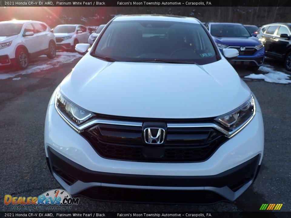 2021 Honda CR-V EX AWD Platinum White Pearl / Black Photo #7