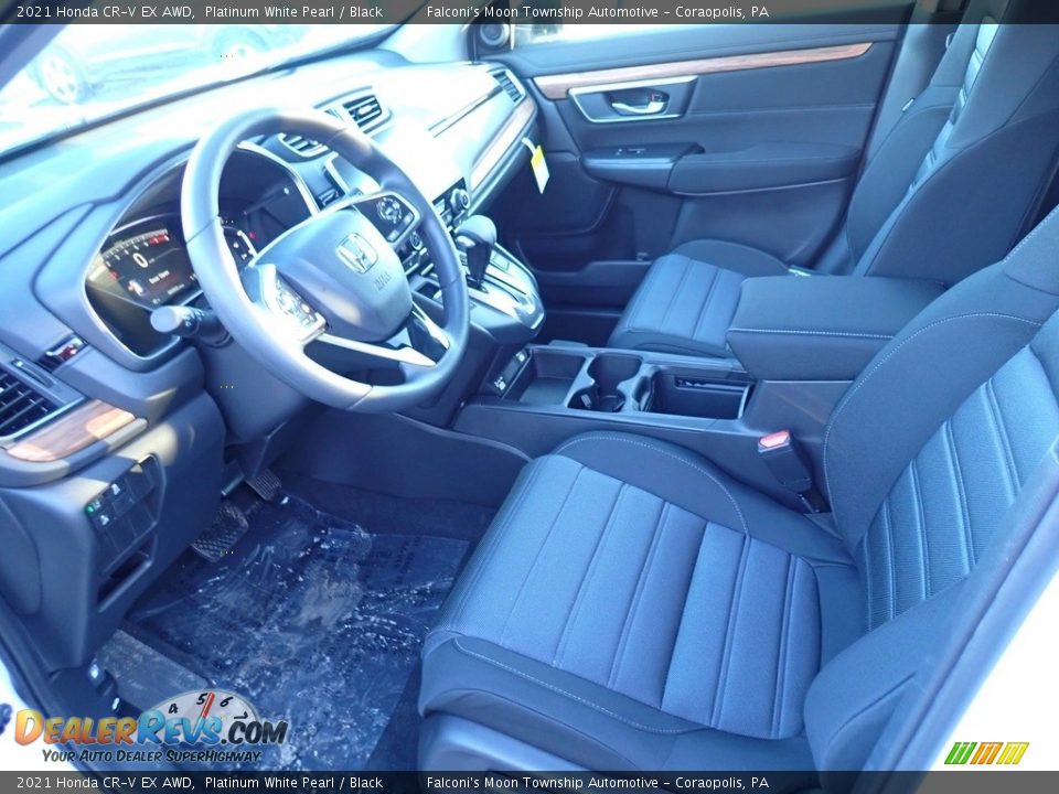2021 Honda CR-V EX AWD Platinum White Pearl / Black Photo #8