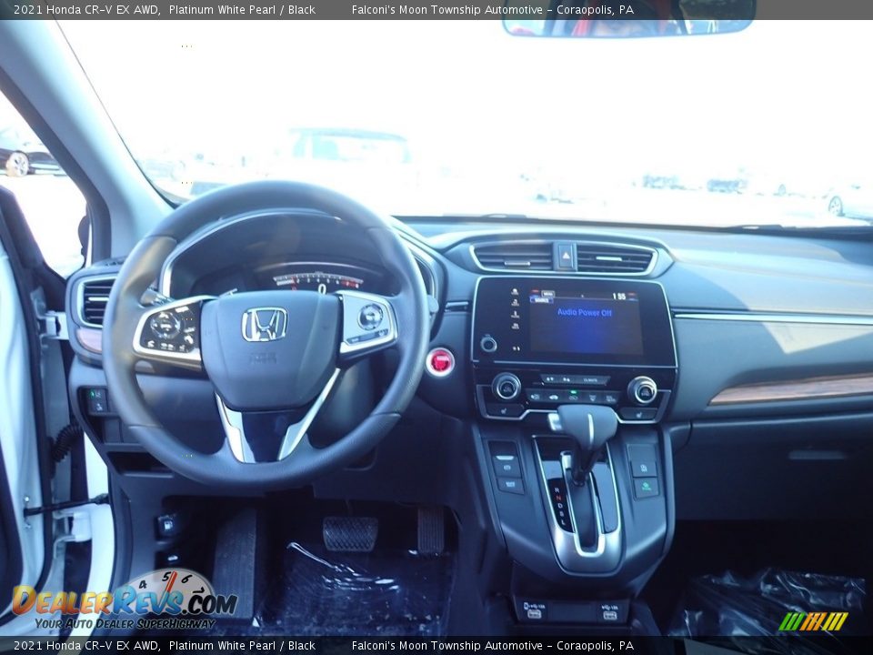 2021 Honda CR-V EX AWD Platinum White Pearl / Black Photo #10