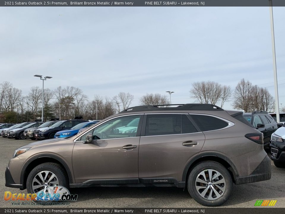 2021 Subaru Outback 2.5i Premium Brilliant Bronze Metallic / Warm Ivory Photo #4