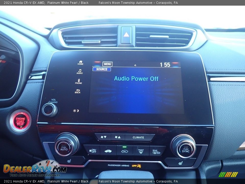 2021 Honda CR-V EX AWD Platinum White Pearl / Black Photo #14