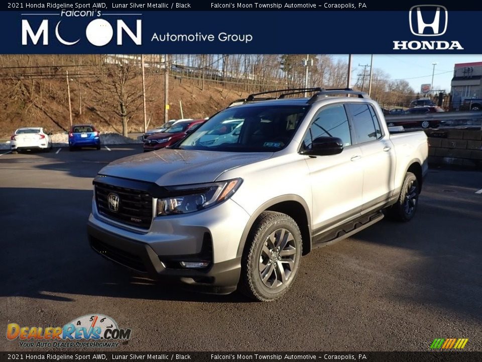 2021 Honda Ridgeline Sport AWD Lunar Silver Metallic / Black Photo #1