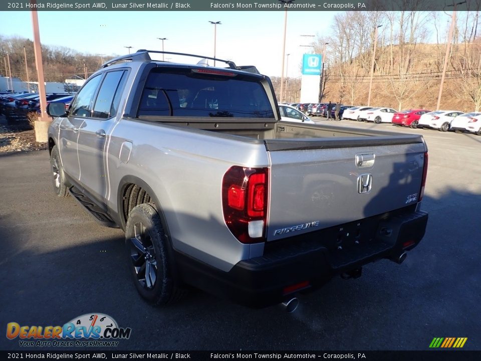 2021 Honda Ridgeline Sport AWD Lunar Silver Metallic / Black Photo #3