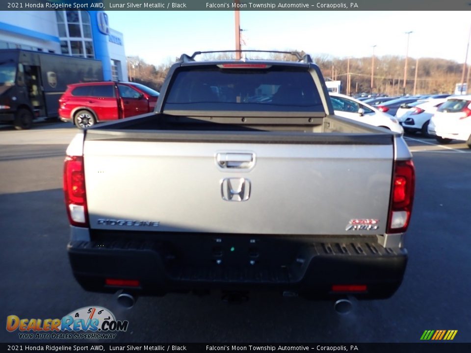 2021 Honda Ridgeline Sport AWD Lunar Silver Metallic / Black Photo #4