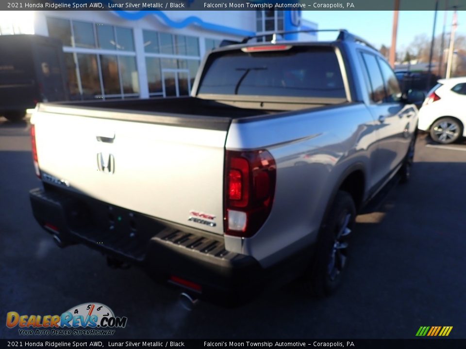 2021 Honda Ridgeline Sport AWD Lunar Silver Metallic / Black Photo #5