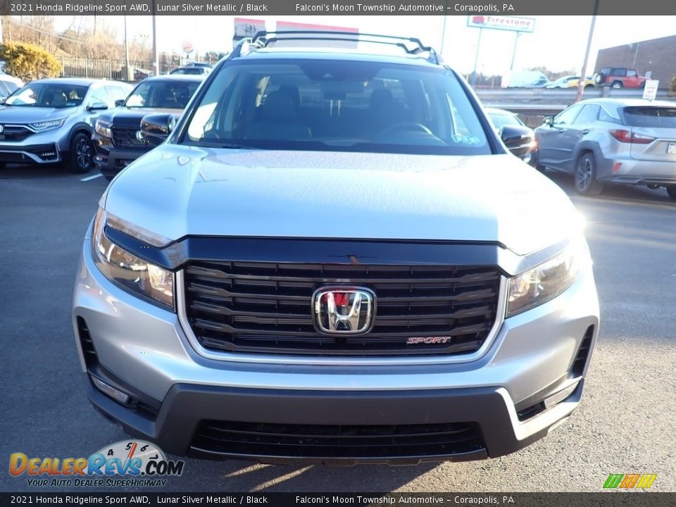 2021 Honda Ridgeline Sport AWD Lunar Silver Metallic / Black Photo #6